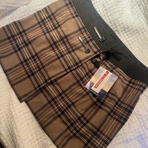 Deadstock Route 66 Plaid Mini Skirt